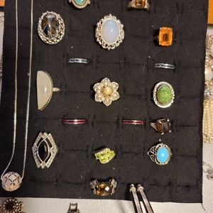 Estate Jewelry Lot. Many sterling silver pieces!